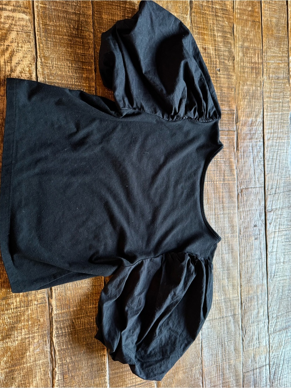 a new day Black Scoop Neck Top with Wide Straps